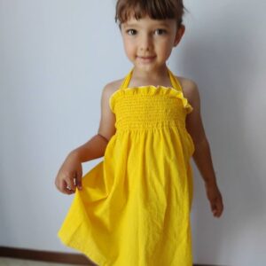 prendisole plumetis giallo chiara