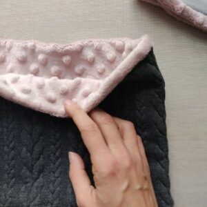 scaldacollo knit e minky pile