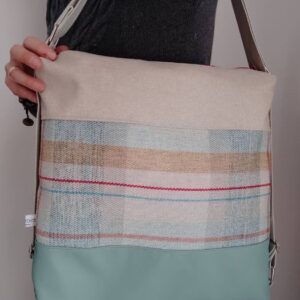 zaino trasformabile tartan