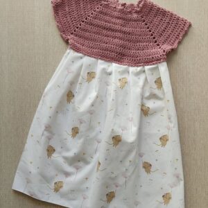 vestitino crochet con topoline