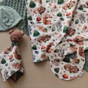 set nascita animaletti del bosco