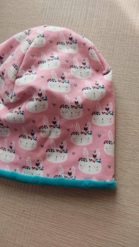 Berrettino Pile Conigliette 3-6 mesi