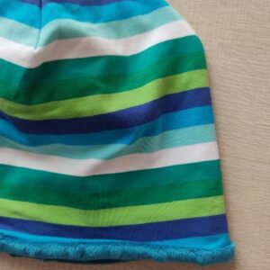 Berrettino Pile Righe colorate 7-10 anni