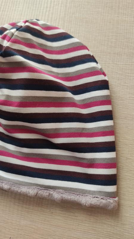 Berrettino Pile righe 7-10 anni