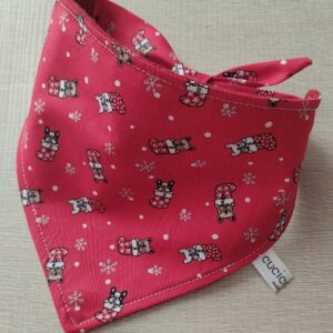 Bandana per cani Bulldog Natalizi