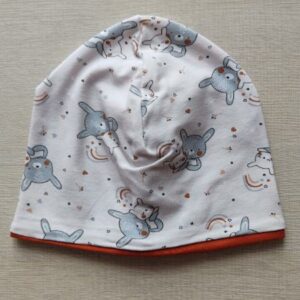 Berrettino Mamma Coniglietta interno ruggine 1-2 anni