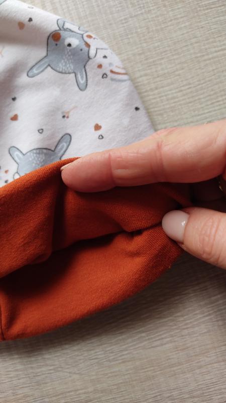 Berrettino Mamma Coniglietta interno ruggine 1-2 anni - immagine 2