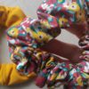 Coppia di Scrunchies Fiori&Senape - immagine 3