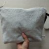 Pochette in Bamboo morbido grigio ghiaccio - immagine 3