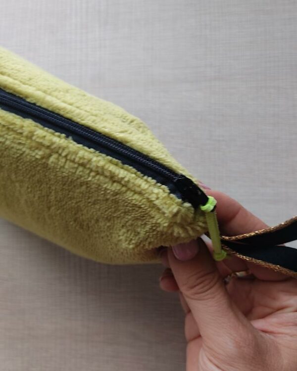 Pochette in Bamboo morbido verde mela - immagine 5