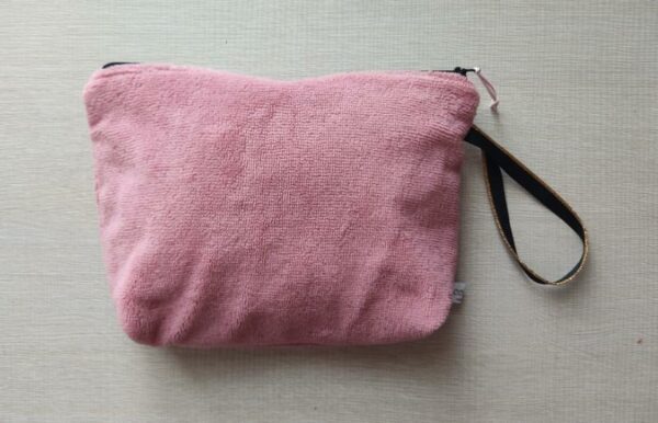 Pochette in Bamboo morbido rosa