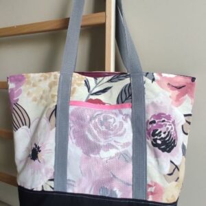 Borsa mare Maxi fiori