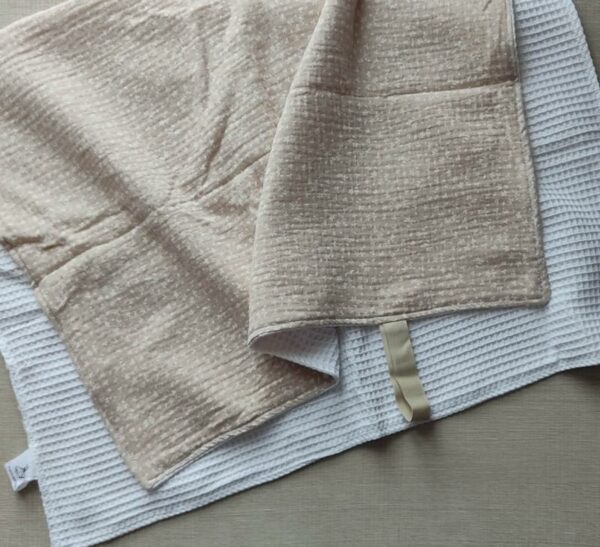 Telo Estivo foglioline beige