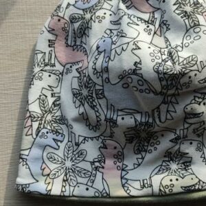 Berrettino Jersey Magico Dinosauri interno verde 1-2 anni