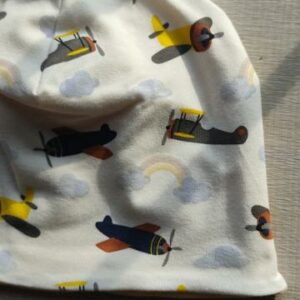 Berrettino Jersey Magico Aeroplani interno giallo 1-2 anni