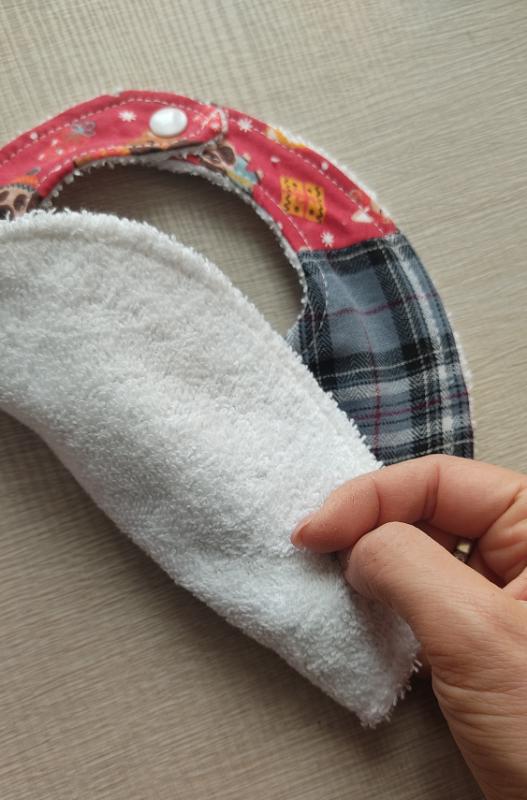 Bavaglino Natalizio Tartan Cagnolini - immagine 3