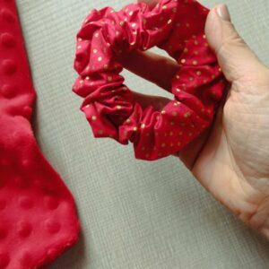 Scrunchie Pois dorati