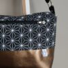 Borsa Tracolla Geometric nero - immagine 7