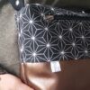 Borsa Tracolla Geometric nero - immagine 3