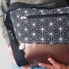 Borsa Tracolla Geometric nero - immagine 8
