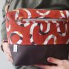 Borsa Tracolla Stripe ruggine