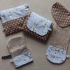 Set Nascita Dolci Animaletti fondo azzurro
