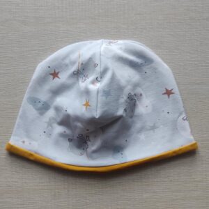 Berrettino Orsetti blu doppio Jersey 3-6 mesi