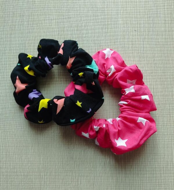 Coppia di Scrunchies Stelline