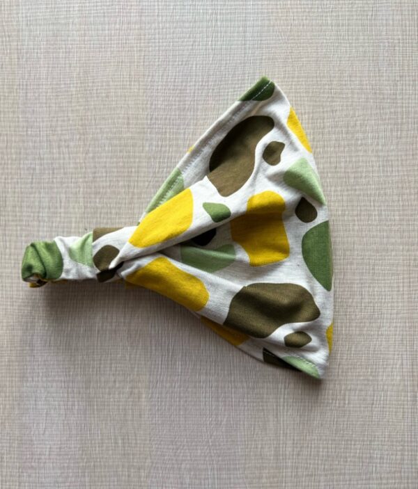Bandana Stones senape verde