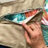 Borsa mare artigianale Garden lime - Pezzo unico, grande e super colorata - immagine 6