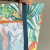 Borsa mare artigianale Garden lime - Pezzo unico, grande e super colorata - immagine 8