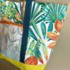 Borsa mare artigianale Garden lime - Pezzo unico, grande e super colorata - immagine 11