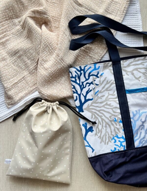 Telo Estivo foglioline beige - immagine 7