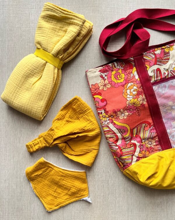 Borsa mare Fiori Colorati - immagine 9