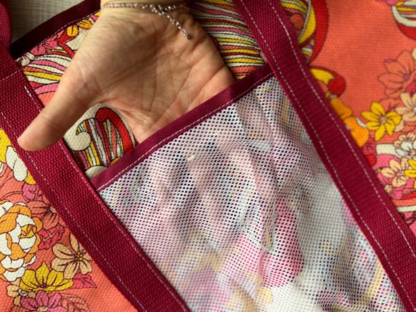 Borsa mare Fiori Colorati - immagine 8