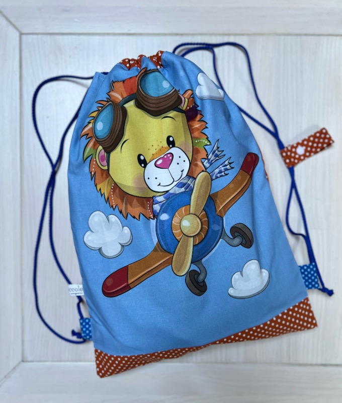 Sacchetta Zainetto Leone aeroplano - immagine 5