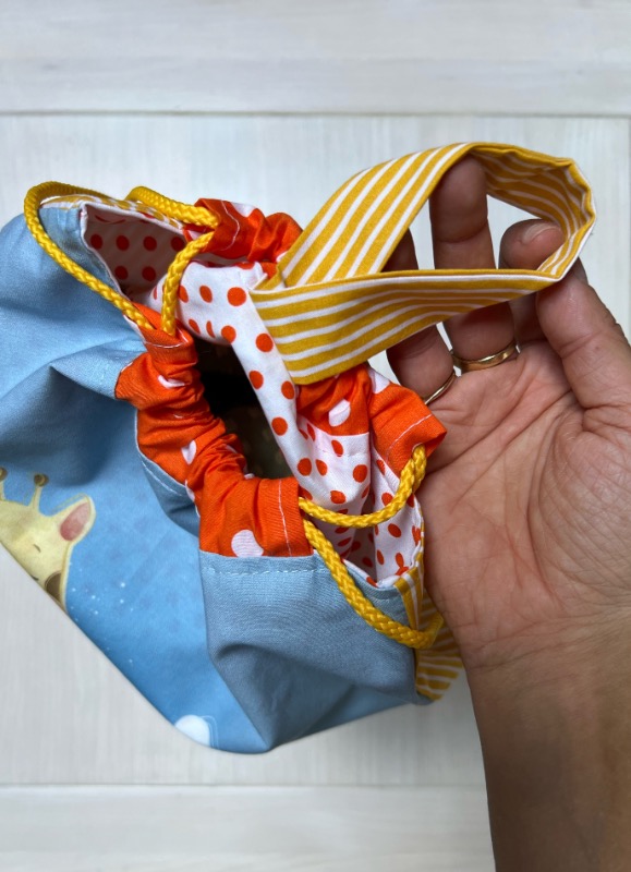 Sacchetta Zainetto Giraffa arcobaleno - immagine 4