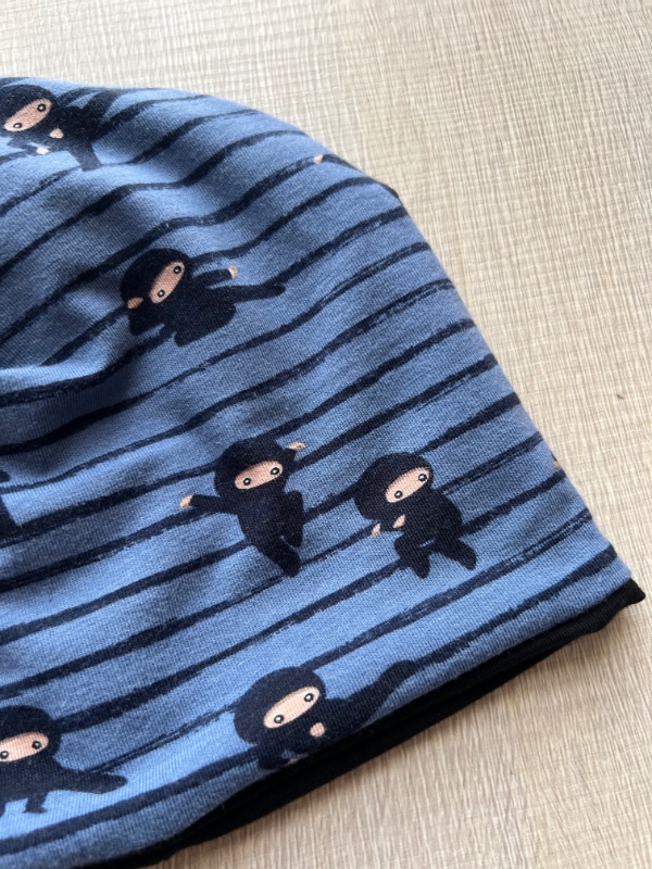 Berrettino Ninja interno nero 3-6 anni - immagine 3