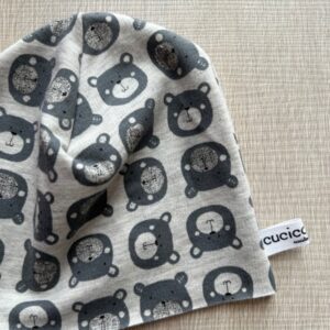 Berrettino Felpato Orsetti grigi 3-6 anni