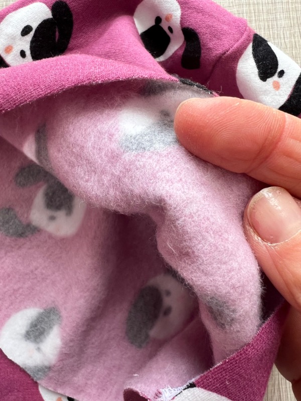 Berrettino e Scaldacollo Felpato Cagnolini 1-2 anni - immagine 2