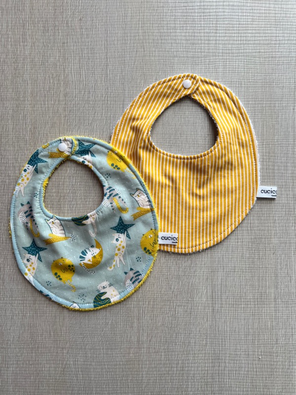 Coppia di Bavaglini Gatti