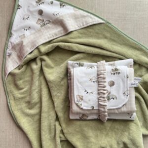 Set Nascita Orsetti verde salvia