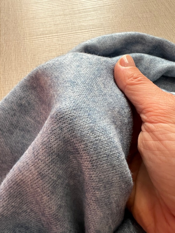 Scaldacollo ad anello maglina azzurra - immagine 6