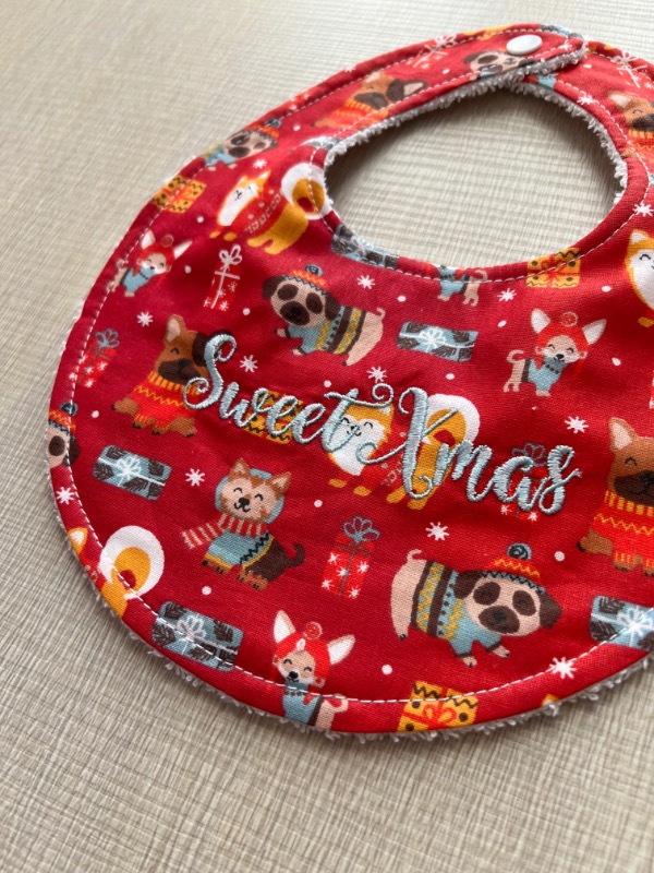 Bavaglino Natalizio Cagnolini Sweet Xmas