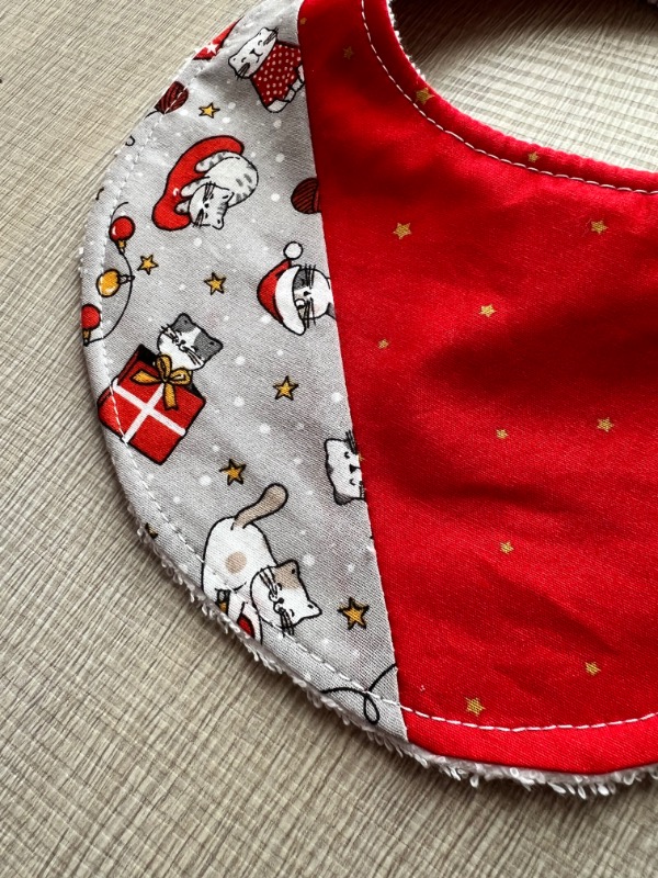 Bavaglino Natalizio Stelline e Gattini - immagine 3