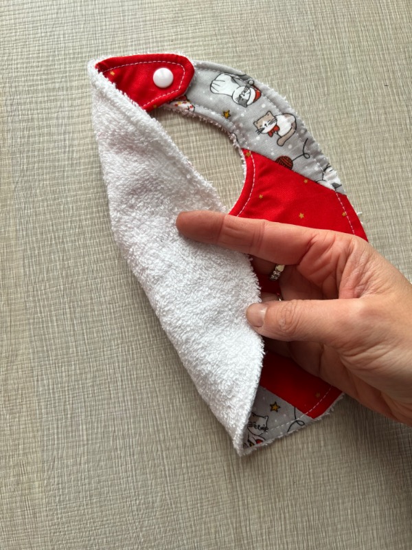 Bavaglino Natalizio Stelline e Gattini - immagine 2