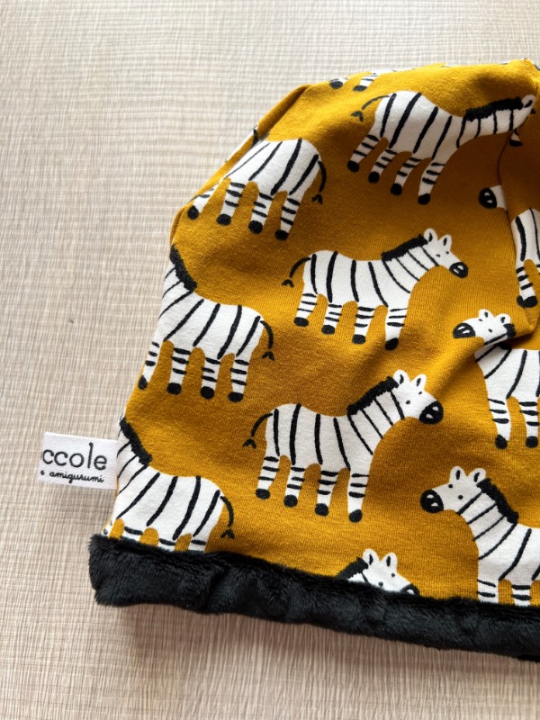 Berrettino pile Zebre 3-6 anni