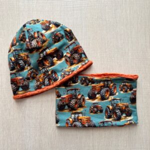 Berrettino e Scaldacollo pile Trattori 7-10 anni