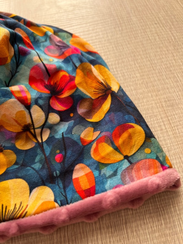 Berrettino Pile Papaveri 7-10 anni