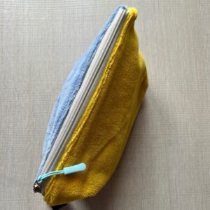 Pochette in spugna Bamboo Giallo azzurro